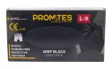 RĘKAWICE NITRYLOWE WZMAC. PROMATES GRIP BLACK S OP. 50SZT
