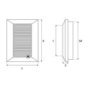 KRATKA WENTYLACYJNA DUO SMART 165 FI 150