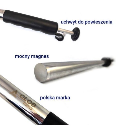 MAGNETYCZNY ZBIERACZ WIÓRÓW GLOB TOOLS 580MM