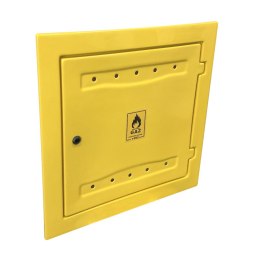 OSŁONA LICZNIKA GAZU Z TWORZYWA 150*600*600MM ŻÓŁTA