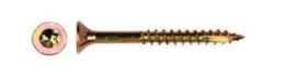 WKRĘT DO DREWNA OCYNK ŻÓŁTY NA TORX 5.0*60MM T25