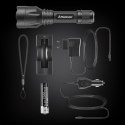 LATARKA RĘCZNA BLACK EYE 1550LM, 3200MAH, SET.