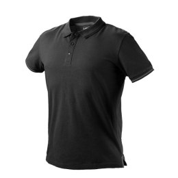 KOSZULKA POLO DENIM CZARNA ROZMIAR XL