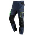 SPODNIE ROBOCZE MOTOSYNTEZA 100% BAWEŁNA RIP STOP ROZM. XL