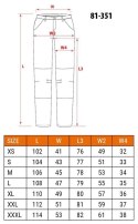 SPODNIE ROBOCZE MIX&MATCH CZARNE ROZMIAR L